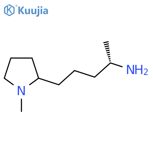 (2S)-5-(1-methylpyrrolidin-2-yl)pentan-2-amine structure