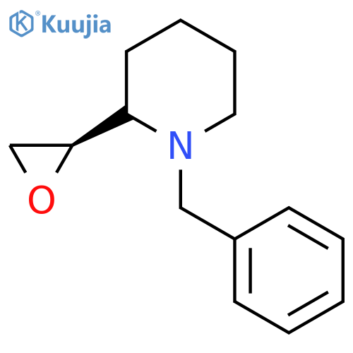 1-benzyl-2-(2R)-oxiran-2-ylpiperidine structure