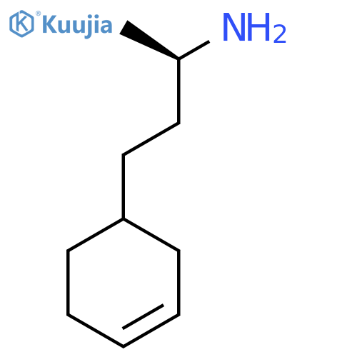 (2R)-4-(cyclohex-3-en-1-yl)butan-2-amine structure