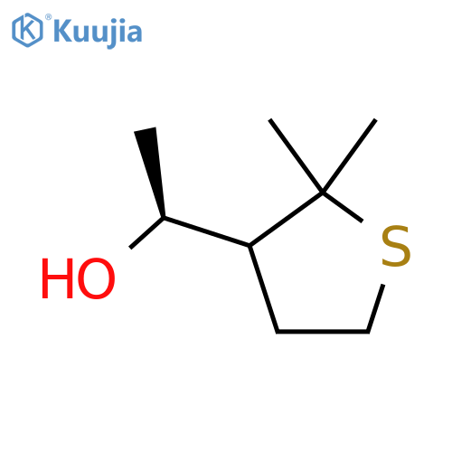 (1S)-1-(2,2-dimethylthiolan-3-yl)ethan-1-ol structure