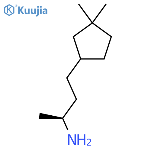 (2S)-4-(3,3-dimethylcyclopentyl)butan-2-amine structure