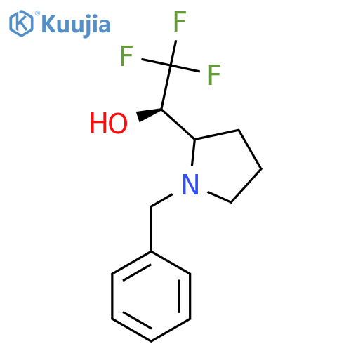 (1R)-1-(1-benzylpyrrolidin-2-yl)-2,2,2-trifluoroethan-1-ol structure