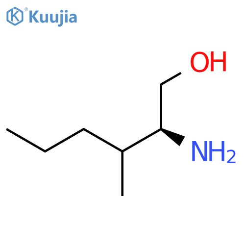 (2S)-2-amino-3-methylhexan-1-ol structure