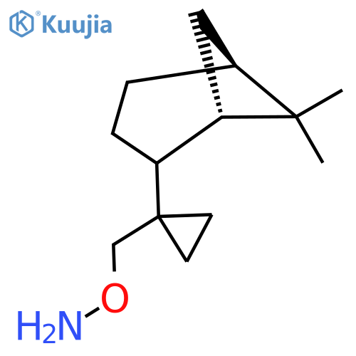 O-({1-(1S,5S)-6,6-dimethylbicyclo3.1.1heptan-2-ylcyclopropyl}methyl)hydroxylamine structure