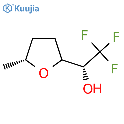 (1R)-2,2,2-trifluoro-1-(5R)-5-methyloxolan-2-ylethan-1-ol structure