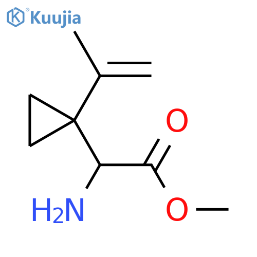 methyl 2-amino-2-1-(prop-1-en-2-yl)cyclopropylacetate structure