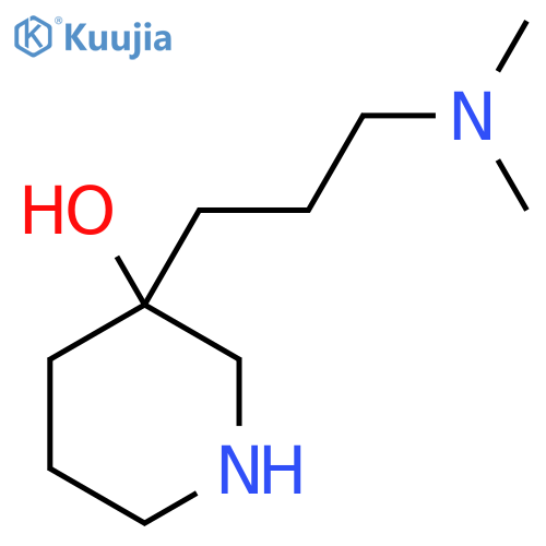 3-3-(dimethylamino)propylpiperidin-3-ol structure