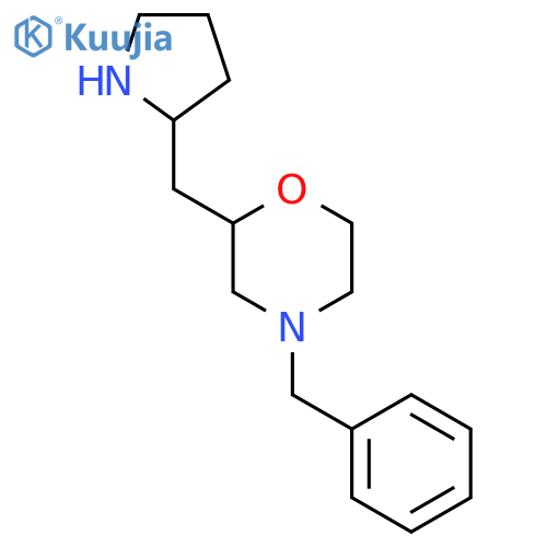 4-benzyl-2-(pyrrolidin-2-yl)methylmorpholine structure