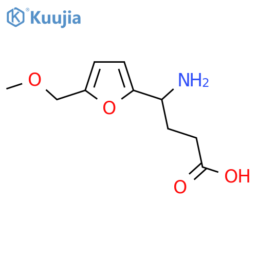 4-amino-4-5-(methoxymethyl)furan-2-ylbutanoic acid structure