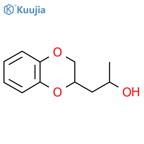 1-(2,3-dihydro-1,4-benzodioxin-2-yl)propan-2-ol structure