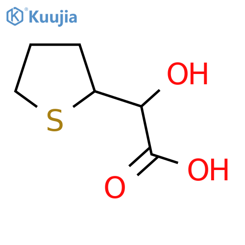 2-hydroxy-2-(thiolan-2-yl)acetic acid structure