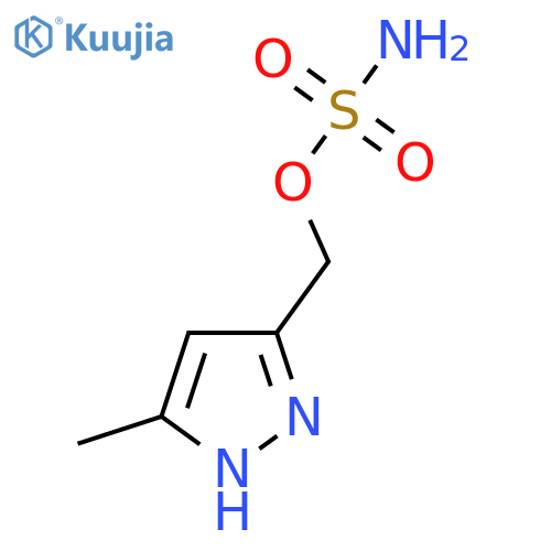 (5-methyl-1H-pyrazol-3-yl)methyl sulfamate structure