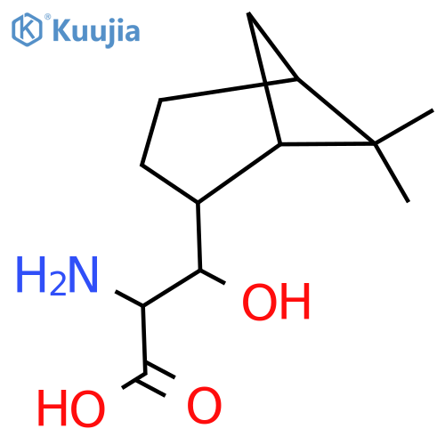 2-amino-3-{6,6-dimethylbicyclo3.1.1heptan-2-yl}-3-hydroxypropanoic acid structure