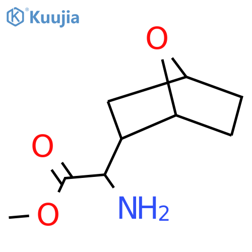 methyl 2-amino-2-{7-oxabicyclo2.2.1heptan-2-yl}acetate structure