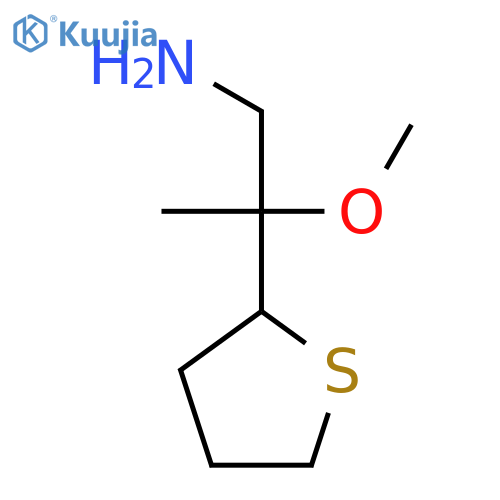 2-methoxy-2-(thiolan-2-yl)propan-1-amine structure
