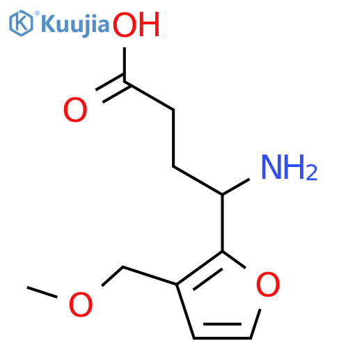 4-amino-4-3-(methoxymethyl)furan-2-ylbutanoic acid structure