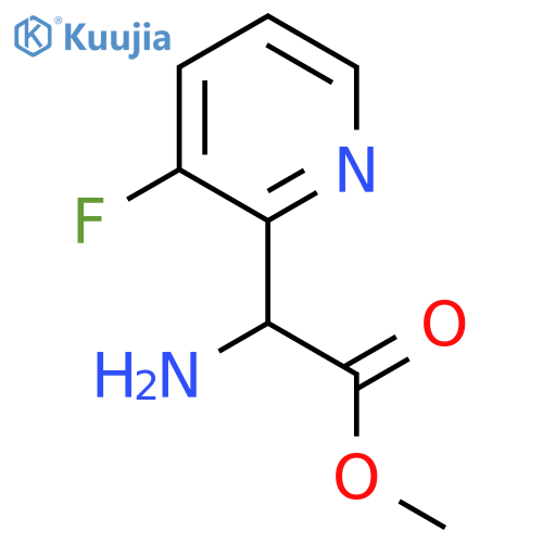 methyl 2-amino-2-(3-fluoropyridin-2-yl)acetate structure