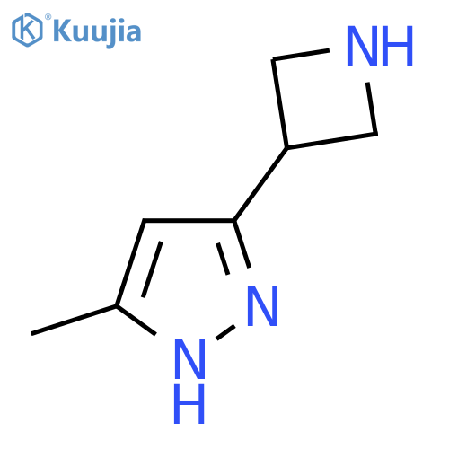 3-(azetidin-3-yl)-5-methyl-1H-pyrazole structure