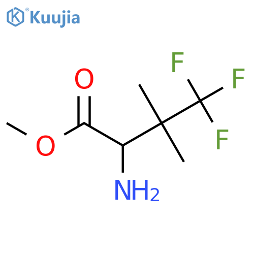 methyl 2-amino-4,4,4-trifluoro-3,3-dimethylbutanoate structure