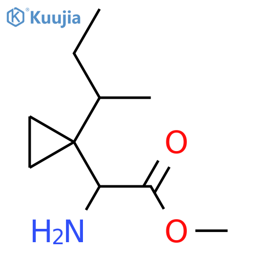 methyl 2-amino-2-1-(butan-2-yl)cyclopropylacetate structure
