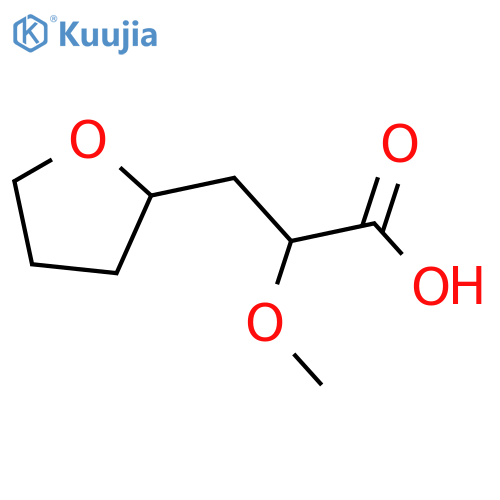2-methoxy-3-(oxolan-2-yl)propanoic acid structure