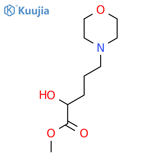 methyl 2-hydroxy-5-(morpholin-4-yl)pentanoate structure