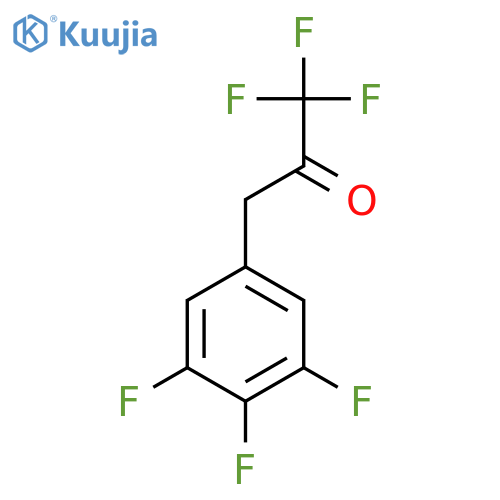 1,1,1-trifluoro-3-(3,4,5-trifluorophenyl)propan-2-one structure