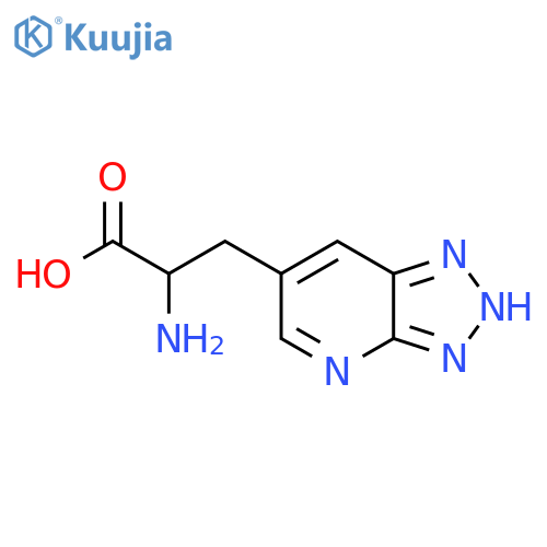 2-amino-3-{3H-1,2,3triazolo4,5-bpyridin-6-yl}propanoic acid structure