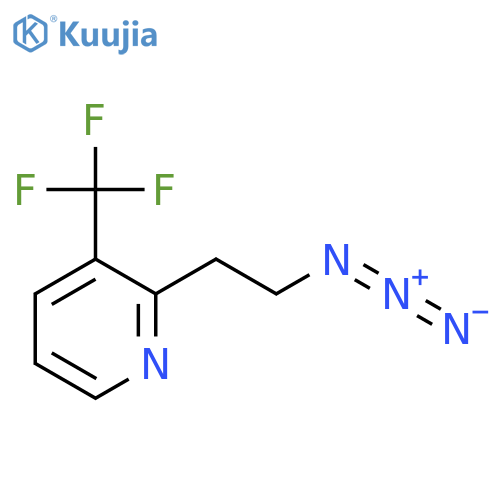 2-(2-Azidoethyl)-3-(trifluoromethyl)pyridine structure