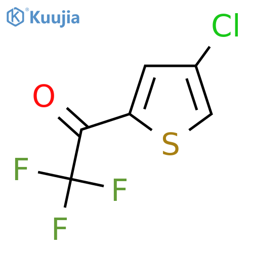 1-(4-chlorothiophen-2-yl)-2,2,2-trifluoroethan-1-one structure