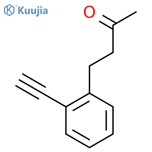 4-(2-ethynylphenyl)butan-2-one structure