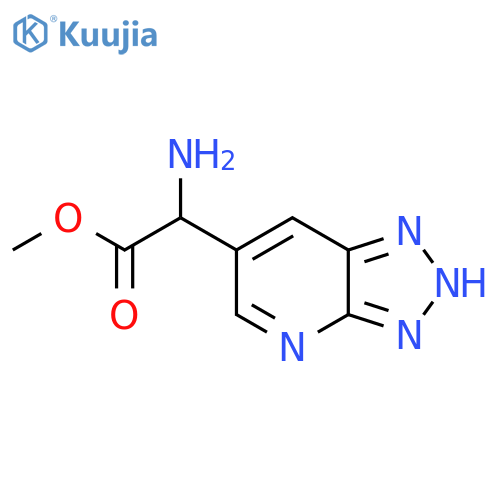 methyl 2-amino-2-{3H-1,2,3triazolo4,5-bpyridin-6-yl}acetate structure