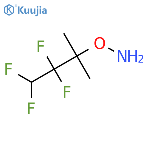 O-(3,3,4,4-tetrafluoro-2-methylbutan-2-yl)hydroxylamine structure