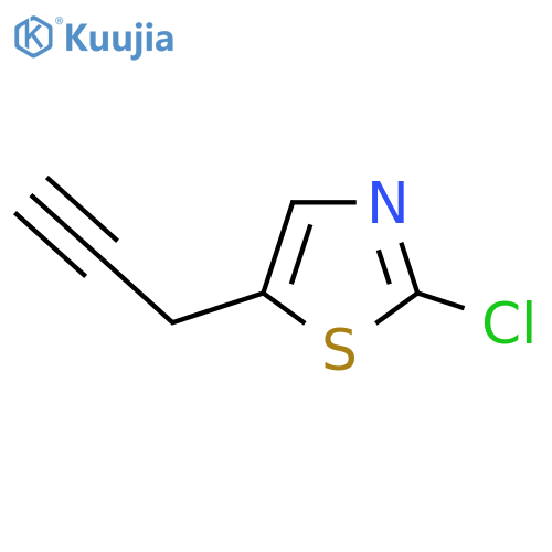 2-chloro-5-(prop-2-yn-1-yl)-1,3-thiazole structure