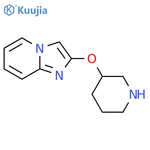 3-{imidazo1,2-apyridin-2-yloxy}piperidine structure