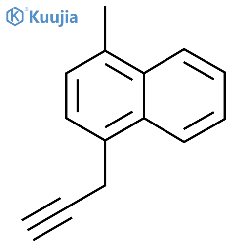 1-methyl-4-(prop-2-yn-1-yl)naphthalene structure