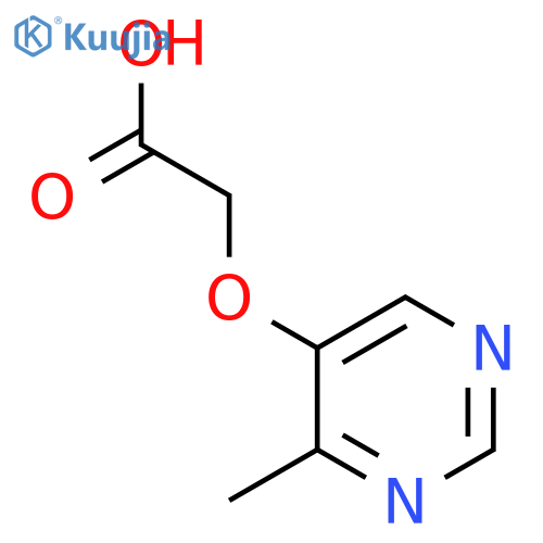 2-(4-methylpyrimidin-5-yl)oxyacetic acid structure