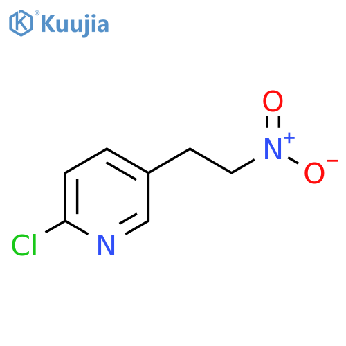 2-Chloro-5-(2-nitroethyl)pyridine structure