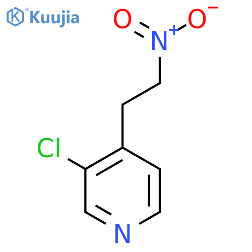 3-Chloro-4-(2-nitroethyl)pyridine structure