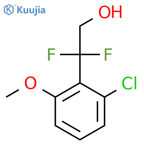 2-(2-chloro-6-methoxyphenyl)-2,2-difluoroethan-1-ol structure