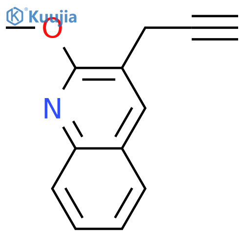 2-methoxy-3-(prop-2-yn-1-yl)quinoline structure