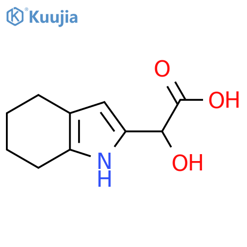 2-hydroxy-2-(4,5,6,7-tetrahydro-1H-indol-2-yl)acetic acid structure