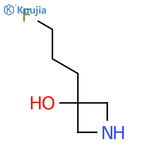 3-(3-fluoropropyl)azetidin-3-ol structure