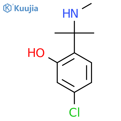 5-chloro-2-2-(methylamino)propan-2-ylphenol structure