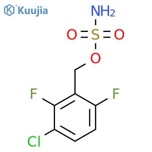 (3-chloro-2,6-difluorophenyl)methyl sulfamate structure