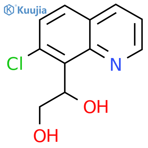 1-(7-chloroquinolin-8-yl)ethane-1,2-diol structure