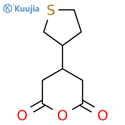 4-(thiolan-3-yl)oxane-2,6-dione structure