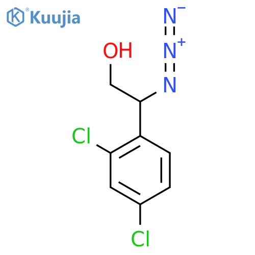 2-azido-2-(2,4-dichlorophenyl)ethan-1-ol structure