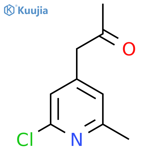 1-(2-chloro-6-methylpyridin-4-yl)propan-2-one structure