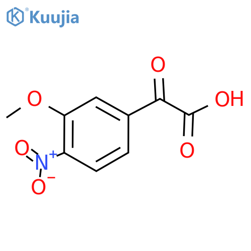 2-(3-methoxy-4-nitrophenyl)-2-oxoacetic acid structure